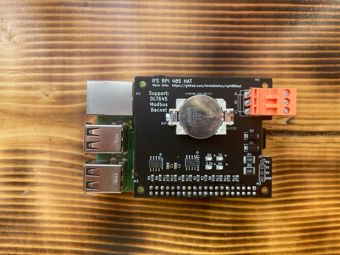 Raspberry Pi 485 HAT with RTC
